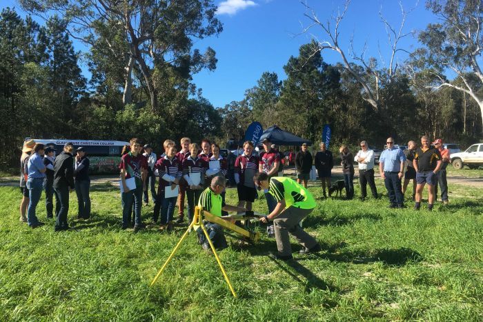 Launching fixed wing UAV in Beerwah