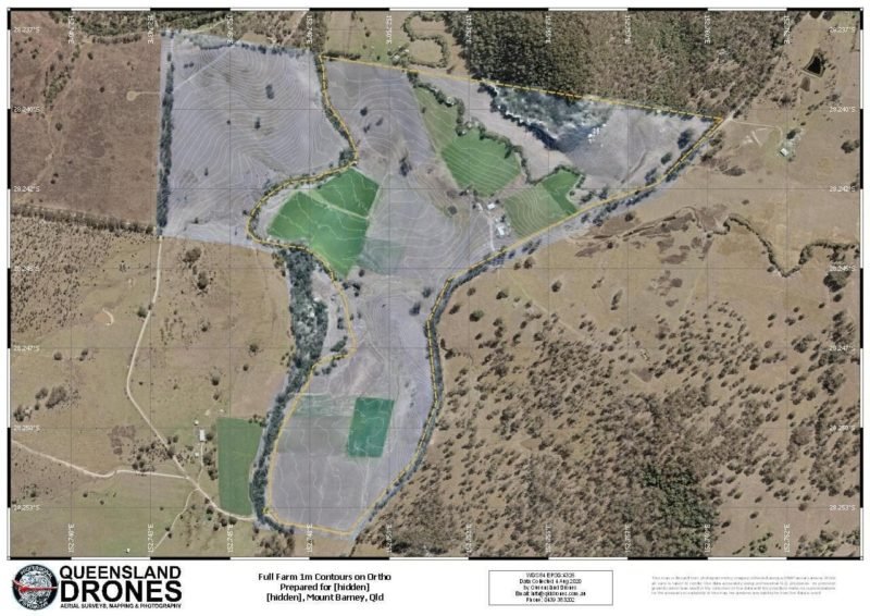 Farm Terrain Contour Map