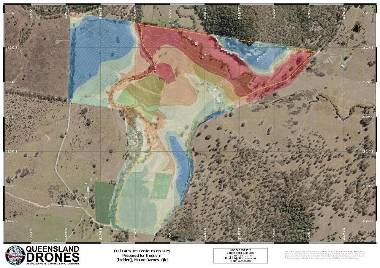 What Is A Contour Survey? - Queensland Drones