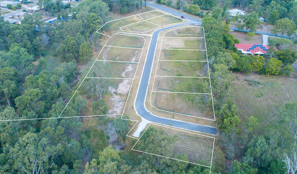 land development aerial photo