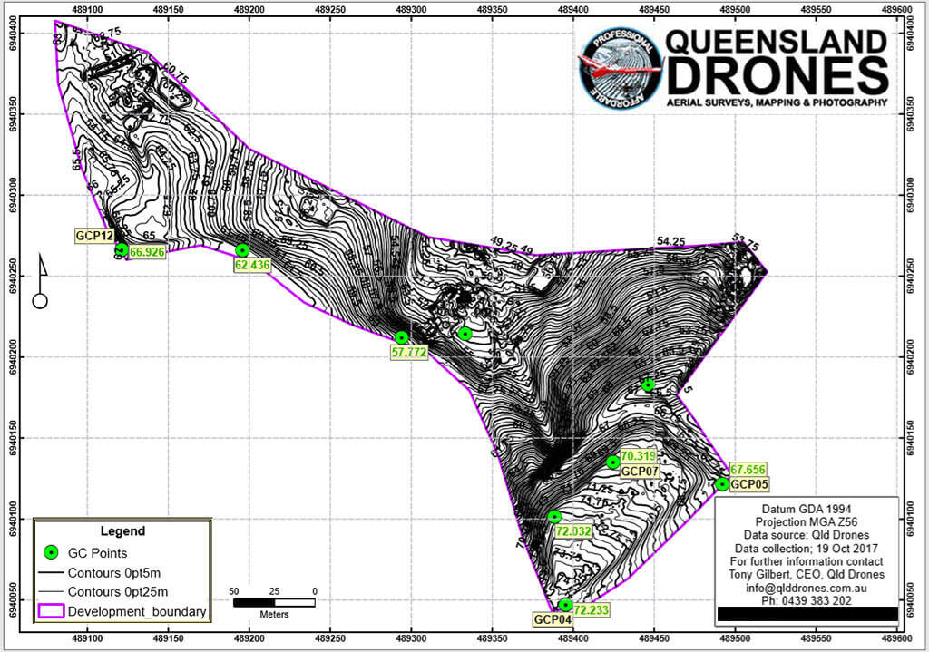 Detail Survey with Contour Plan