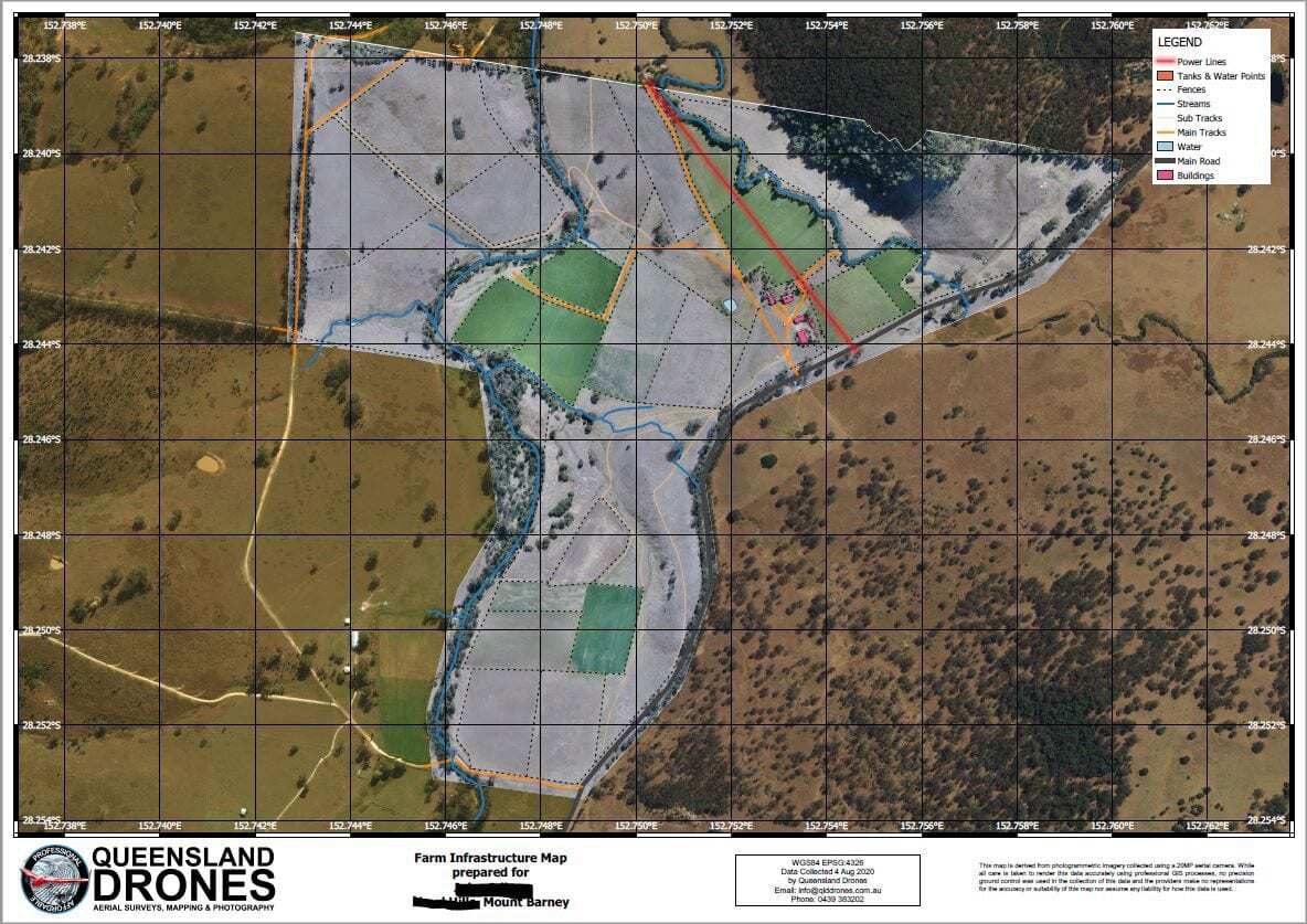 Farm infrastructure map