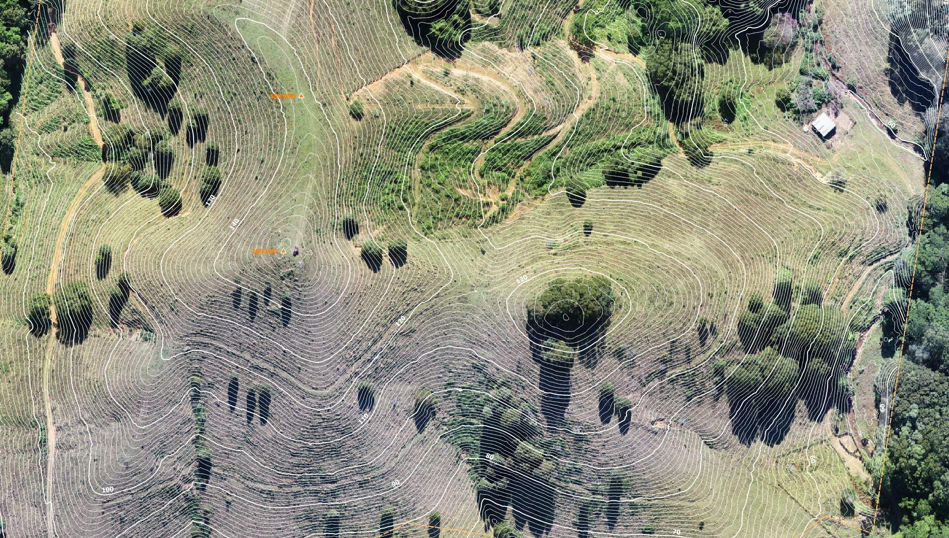 Development Site Contour Mapping By Queensland Drones