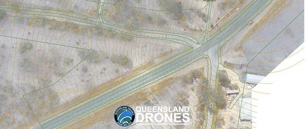 Precision Aerial Topographic Mapping with Planimetric Feature Overlay