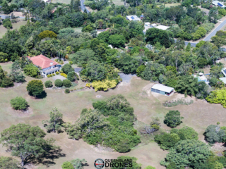 Drone acreage real estate photography