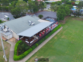 Aerial business promotion photography