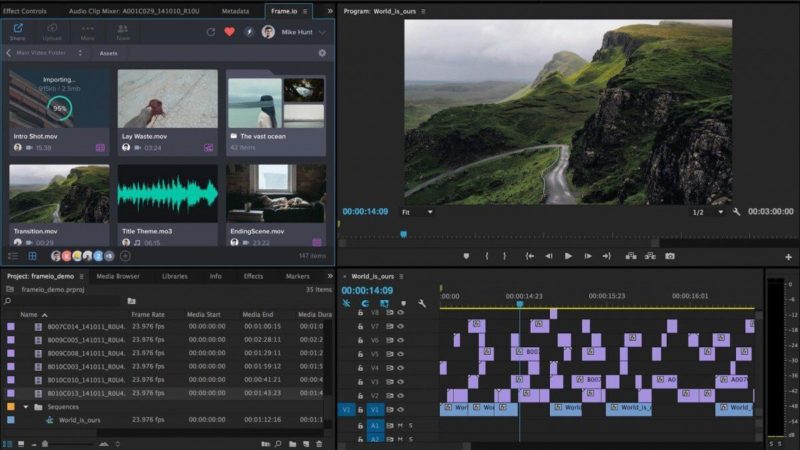 aerial video editing in Premiere Pro