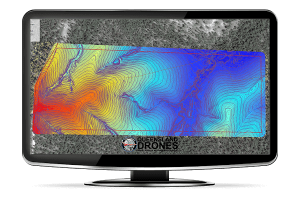 aerial water flow monitoring