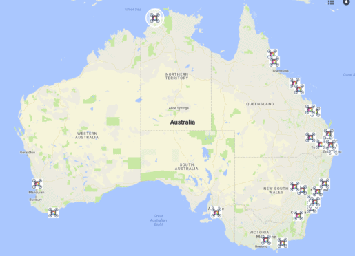 Drone operators in every state of australia