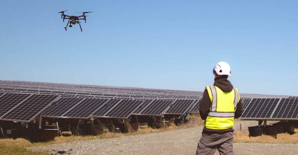 Queensland Drones is a leader in solar farm inspection using drones